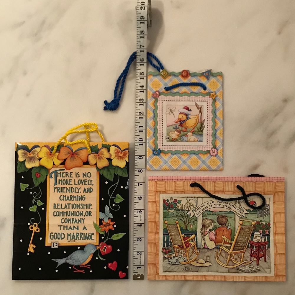 Vintage Mary Engelbreit Set of Gift Bags - Picture 2 of 3